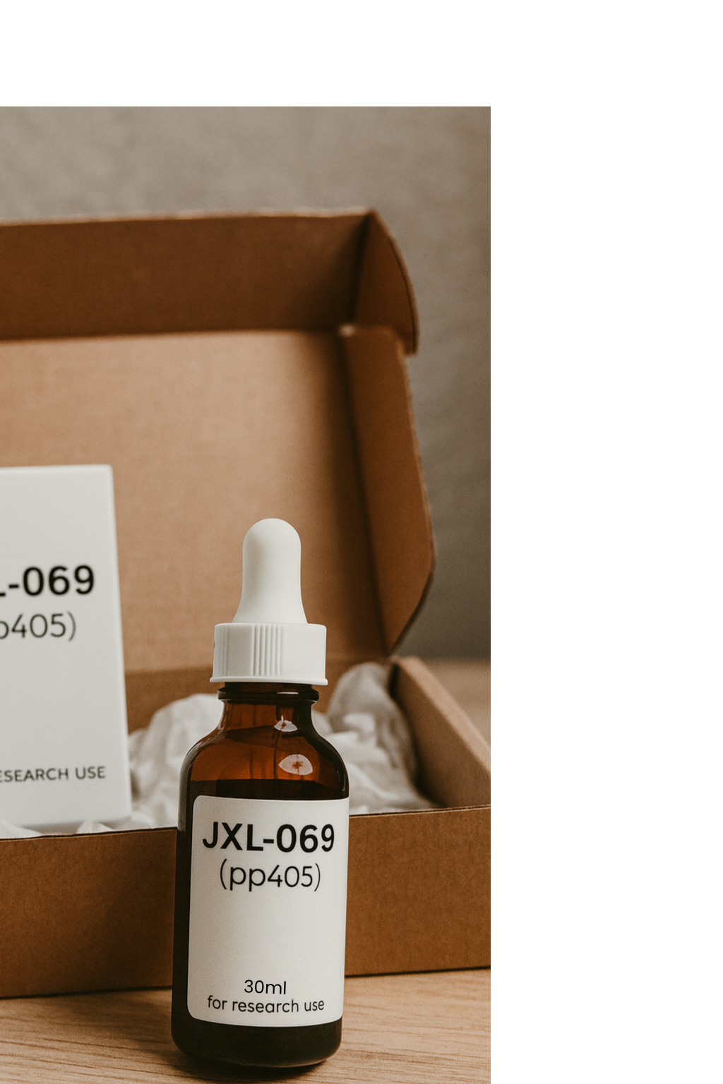 JXL-069 (PP405) bottle and box, for research use